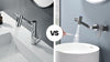 Deck Mount vs. Wall Mount Bathroom Faucets: The Showdown