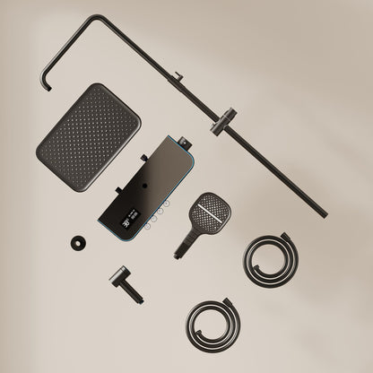 Dowler Modern Thermostatic Shower System with Handshower-SS2401