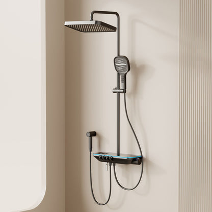 Dowler Modern Thermostatic Shower System with Handshower-SS2401