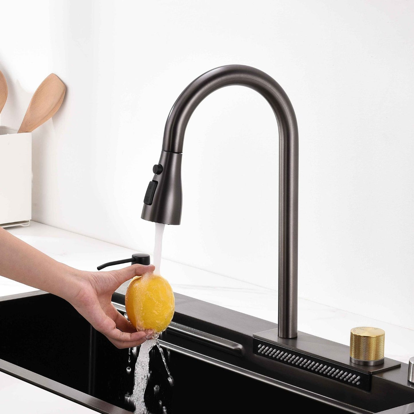Dowler Single Bowl Stainless Steel Workstation Kitchen Sink-KS2402