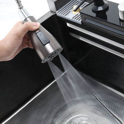 Dowler Single Bowl Stainless Steel Workstation Kitchen Sink-KS2402