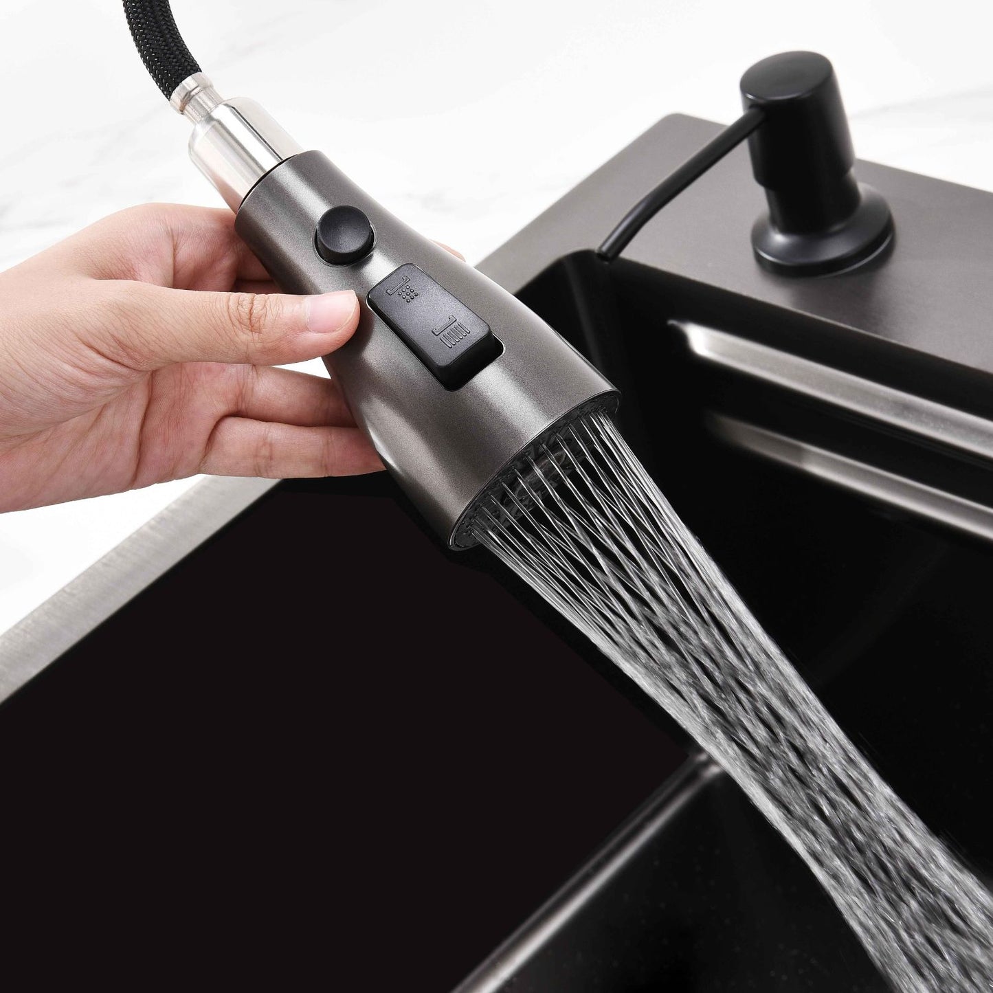 Dowler Single Bowl Stainless Steel Workstation Kitchen Sink-KS2402