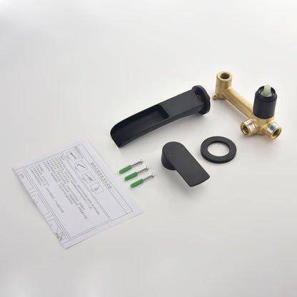 Dowler Single Handle Wall Mount Bathroom Faucet BFWM2401